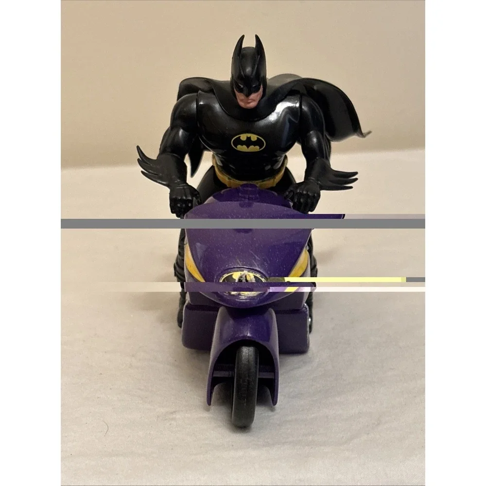 Batman Figure Lot 4pc Kenner Batcycle Imaginext Lego Duplo DC Comics